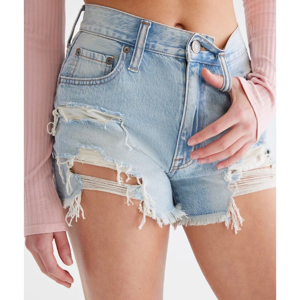 Nectar Premium Denim 90s High Rise Shorts Size Medium